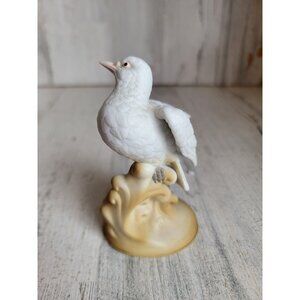 Lefton China White Dove AS IS KW2291 bird statue figure